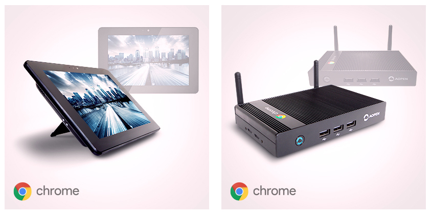 AOPEN Chrome Devices. Great things come in small packages!
