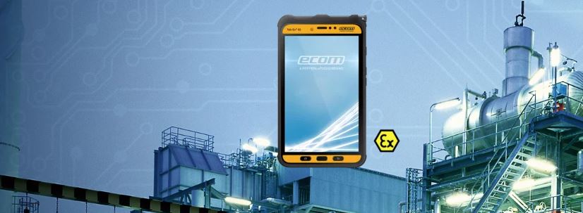 Fit for the Internet of Things: The new industrial tablet “Tab-Ex 02” from ecom