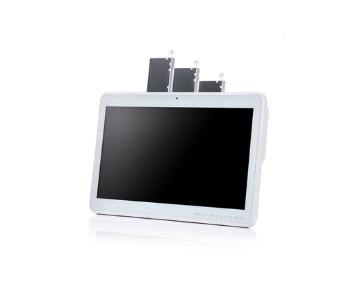 Medical Cart PC with swappable batteries